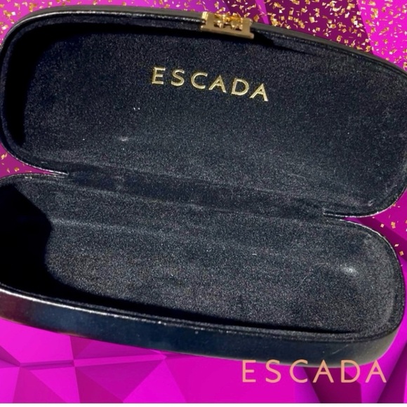 Escada Black & Gold Eyewear Case - Picture 3 of 7